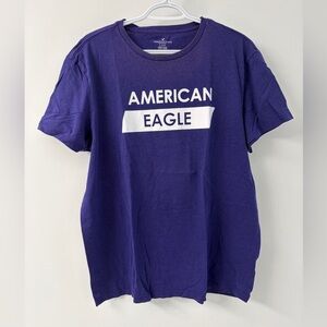 American Eagle Purple Crewneck Tee - XL